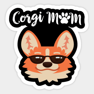 Corgi Mom (182) Sticker